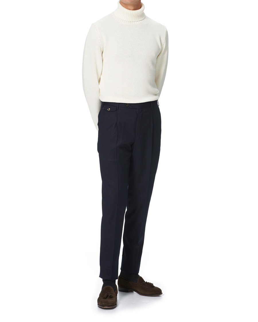 Herren | Pullover | Zanone | Virgin Merino Wool Rollneck Latte