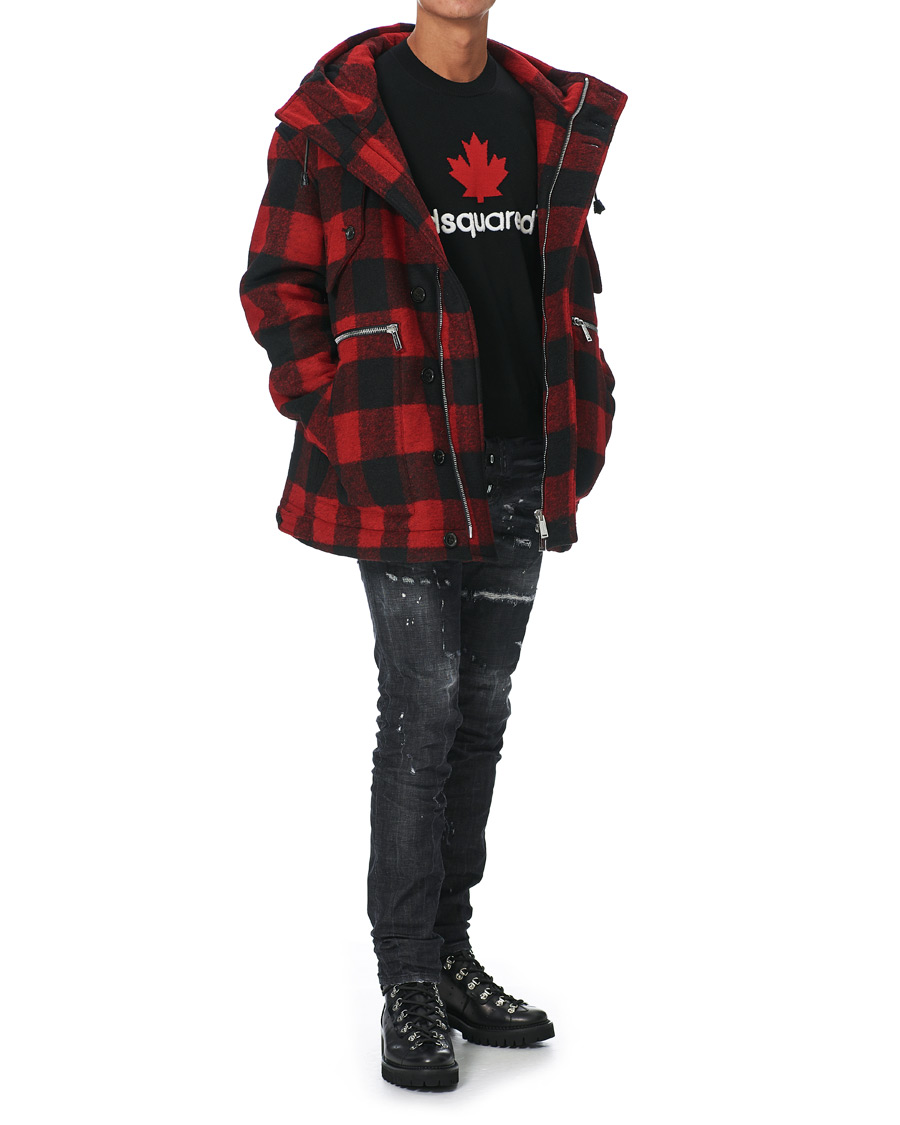Herren | Dsquared2 Winter Boot Black Calf | Dsquared2 | Winter Boot Black Calf