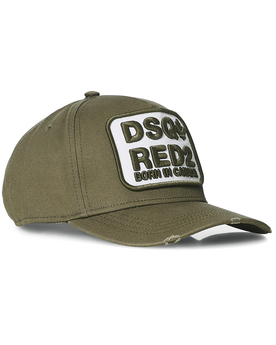 Herren | Dsquared2 Patch Baseball Cap Military | Dsquared2 | Patch Baseball Cap Military