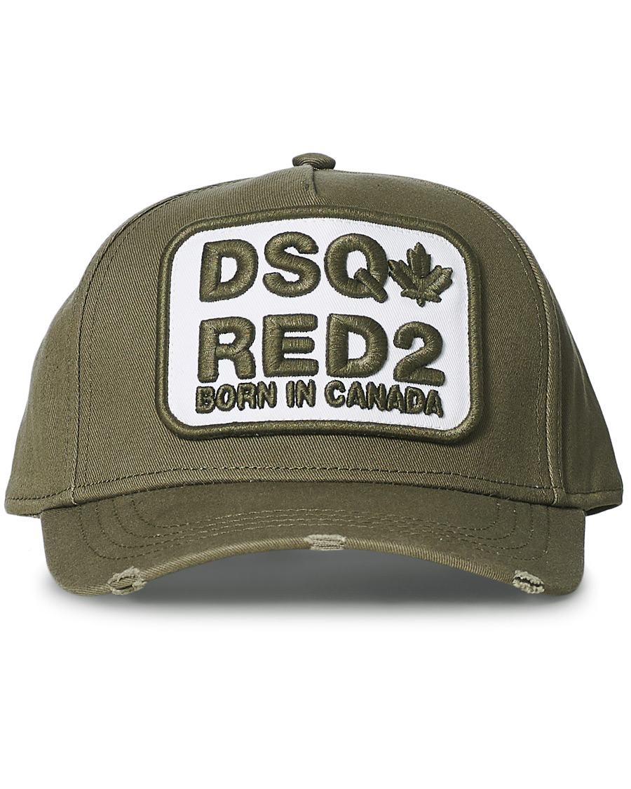 Herren | Dsquared2 Patch Baseball Cap Military | Dsquared2 | Patch Baseball Cap Military