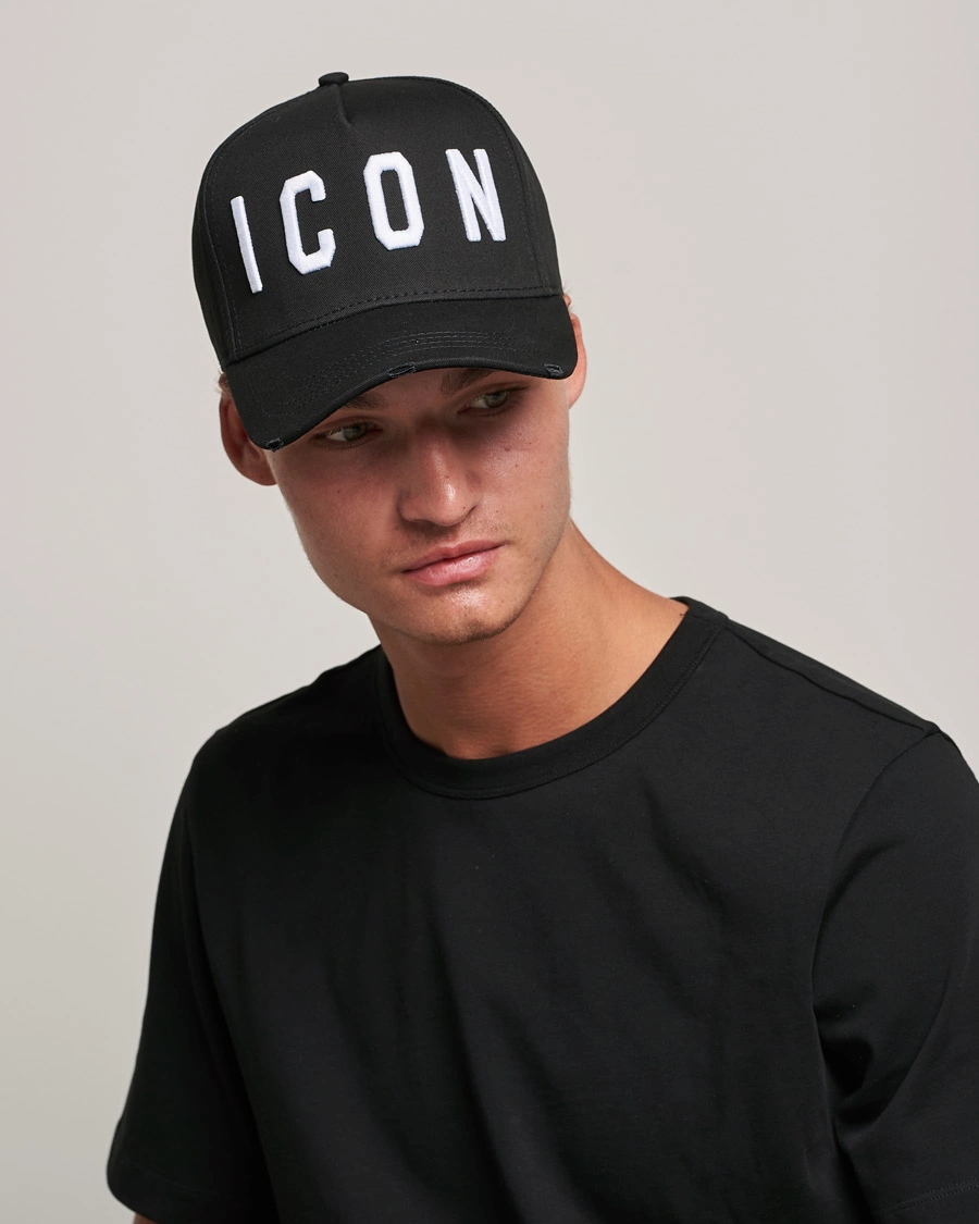 Herren | Hüte & Mützen | Dsquared2 | Icon Baseball Cap Black/White