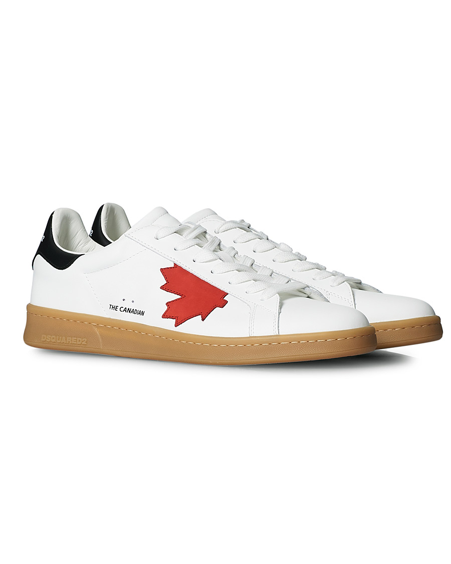 Herren | Dsquared2 The Canadian Leaf Sneaker White | Dsquared2 | The Canadian Leaf Sneaker White