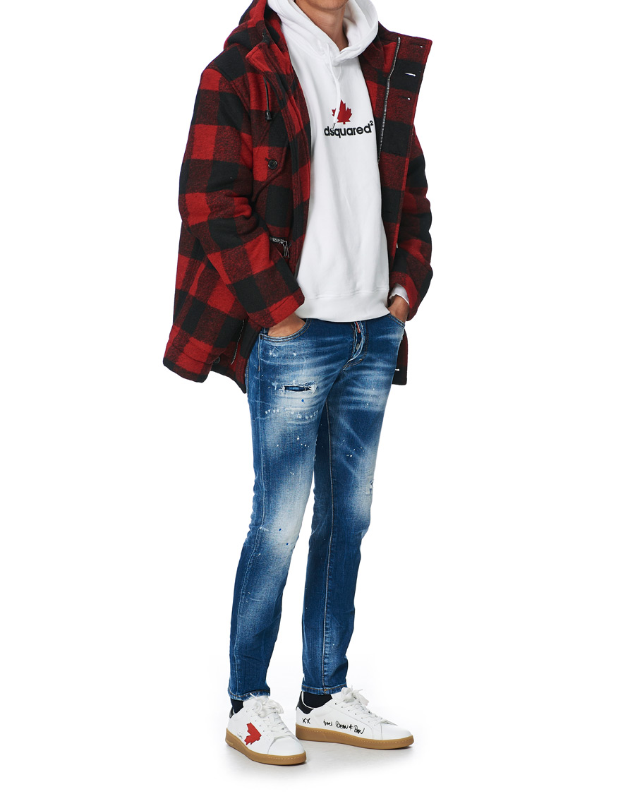 Herren | Dsquared2 The Canadian Leaf Sneaker White | Dsquared2 | The Canadian Leaf Sneaker White