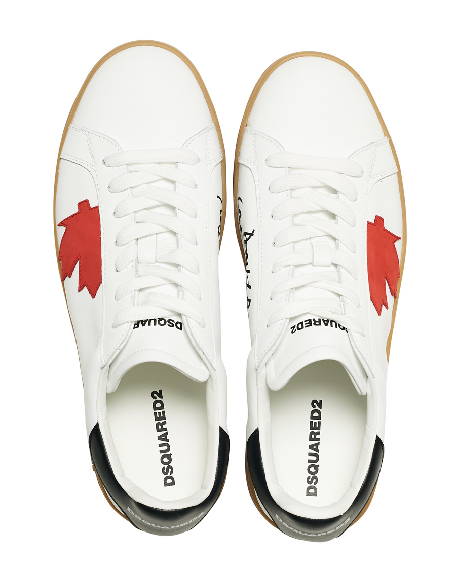 Herren | Dsquared2 The Canadian Leaf Sneaker White | Dsquared2 | The Canadian Leaf Sneaker White