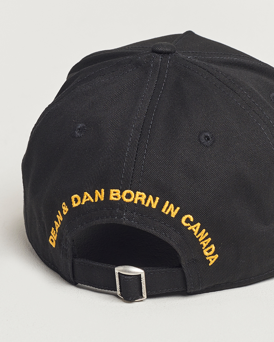 Herren | Dsquared2 Big Leaf Baseball Cap Black | Dsquared2 | Big Leaf Baseball Cap Black