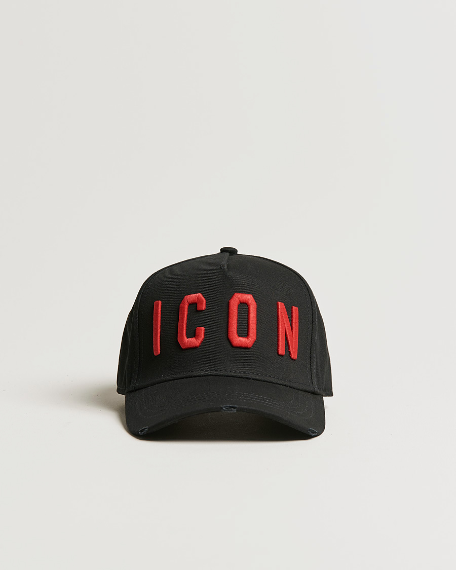 Herren | Luxury Brands | Dsquared2 | Icon Baseball Cap Black/Red