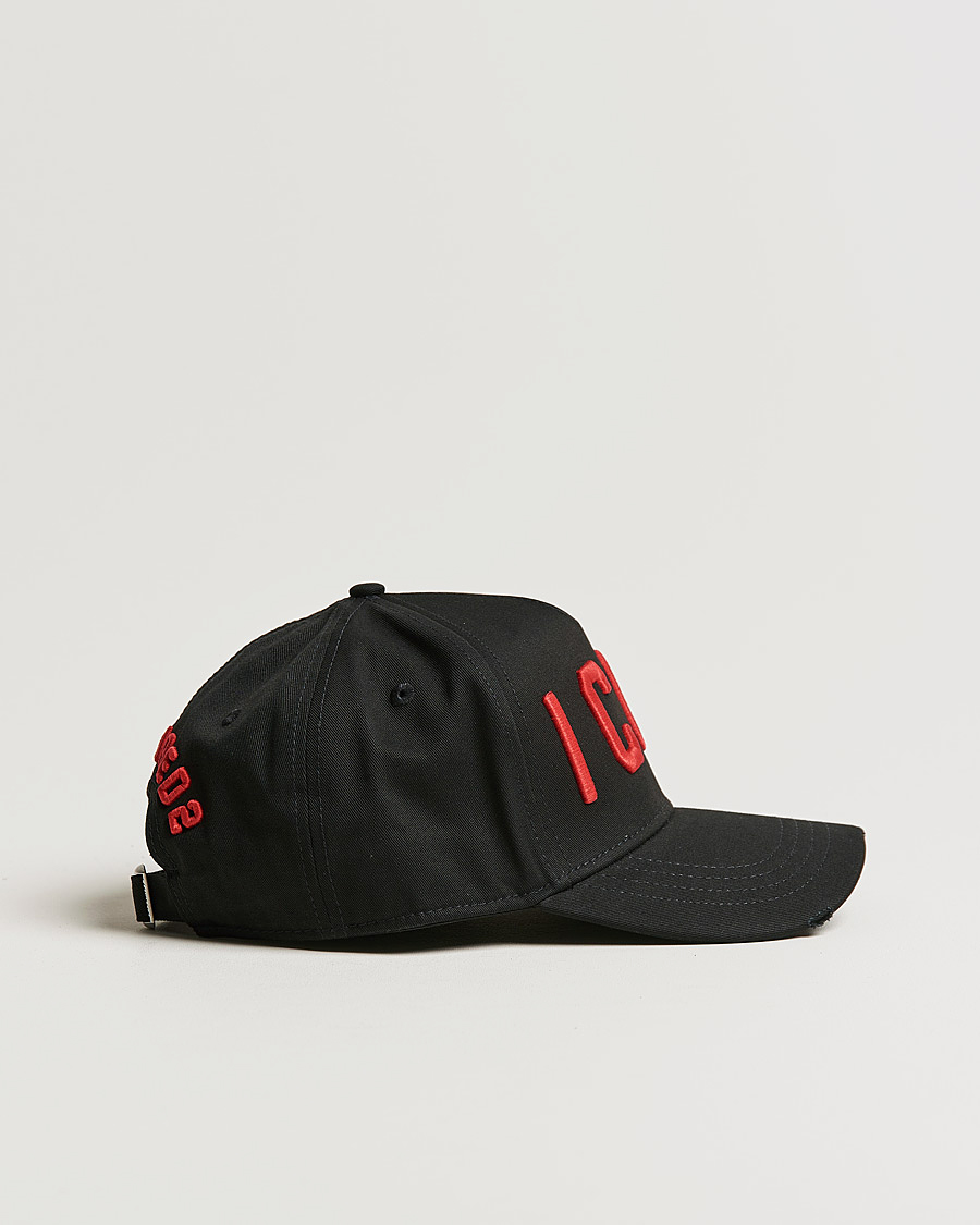 Herren | Hüte & Mützen | Dsquared2 | Icon Baseball Cap Black/Red