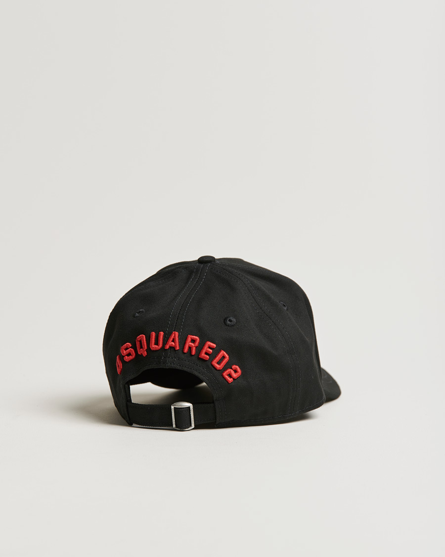 Dsquared2 Icon Baseball Cap Black/Red bei Care of Carl