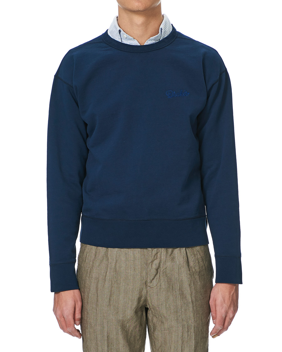 Herren | Pullover | Drake's | Sweatshirt Solid Navy