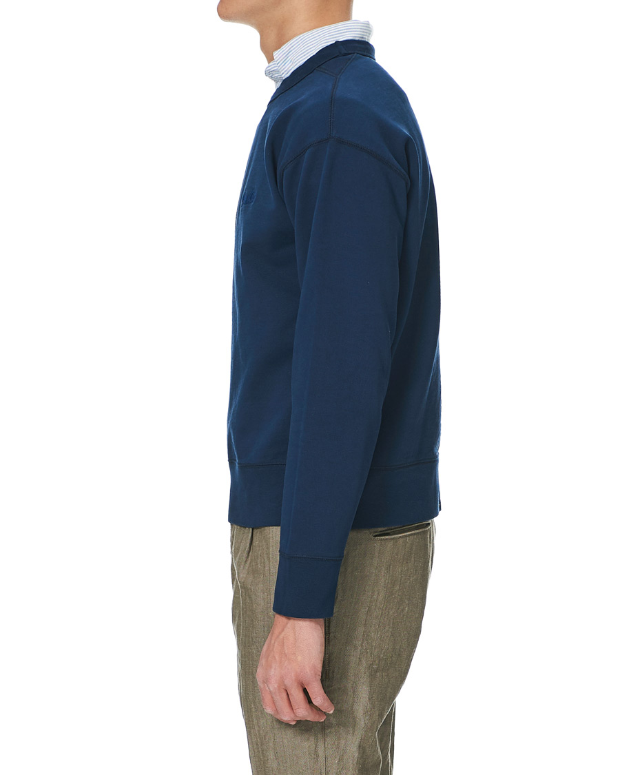 Herren | Pullover | Drake's | Sweatshirt Solid Navy