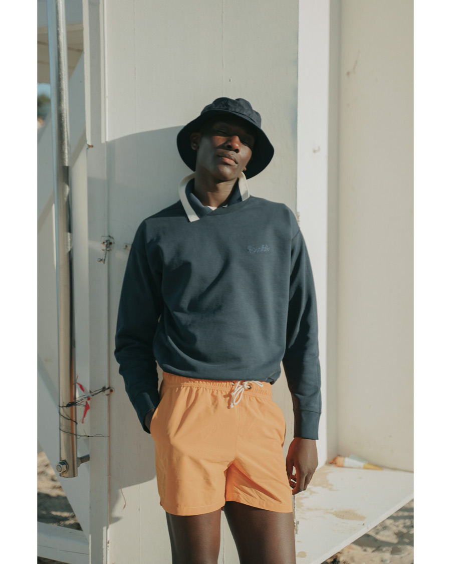 Herren | Pullover | Drake's | Sweatshirt Solid Navy