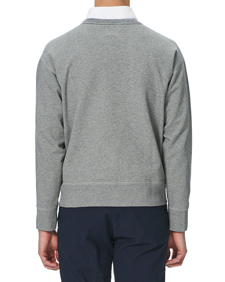 Herren | Pullover | Drake's | Sweatshirt Solid Grey Melange