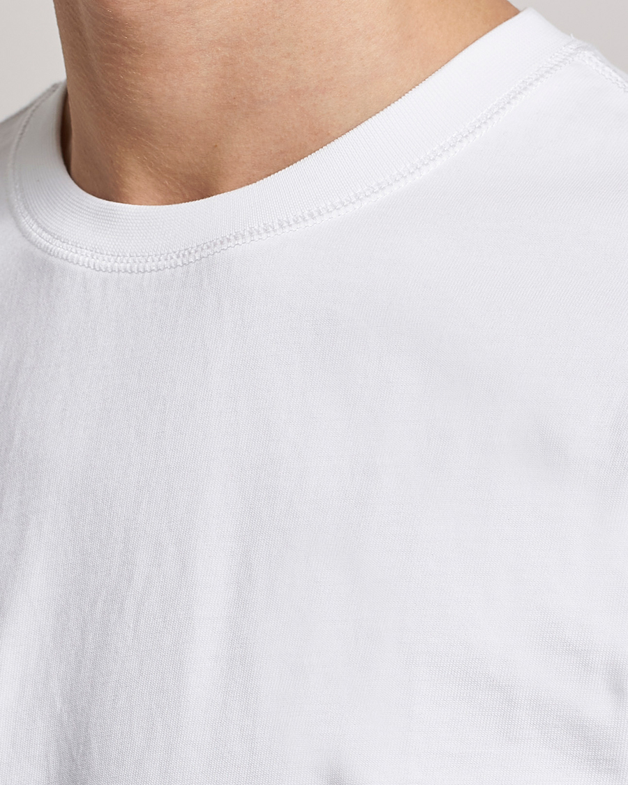 Herren | T-Shirts | Drake's | Short Sleeve Hiking Tee White