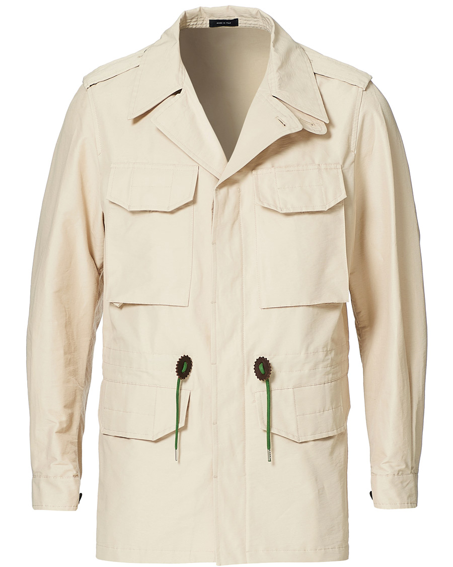 Herren | Jacken | Drake's | Cotton/Nylon Sport Jacket Ecru