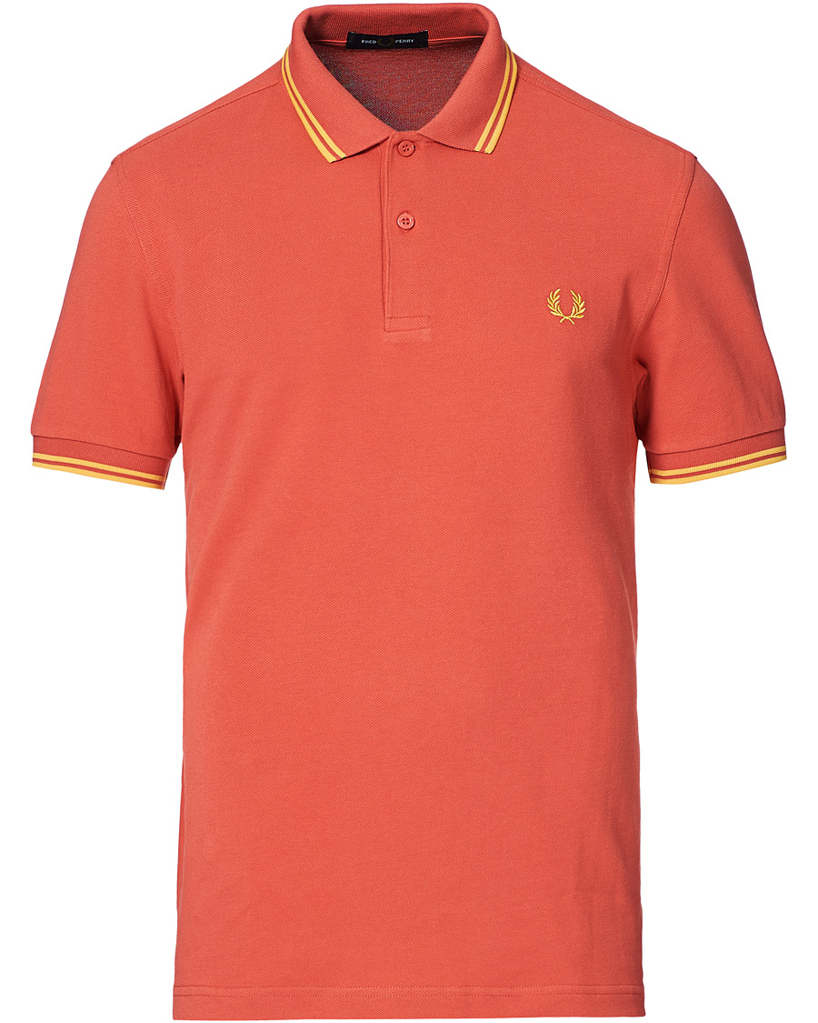 Herren | Poloshirts | Fred Perry | Twin Tip Polo Summer Red