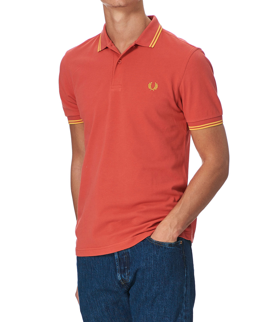 Herren | Poloshirts | Fred Perry | Twin Tip Polo Summer Red