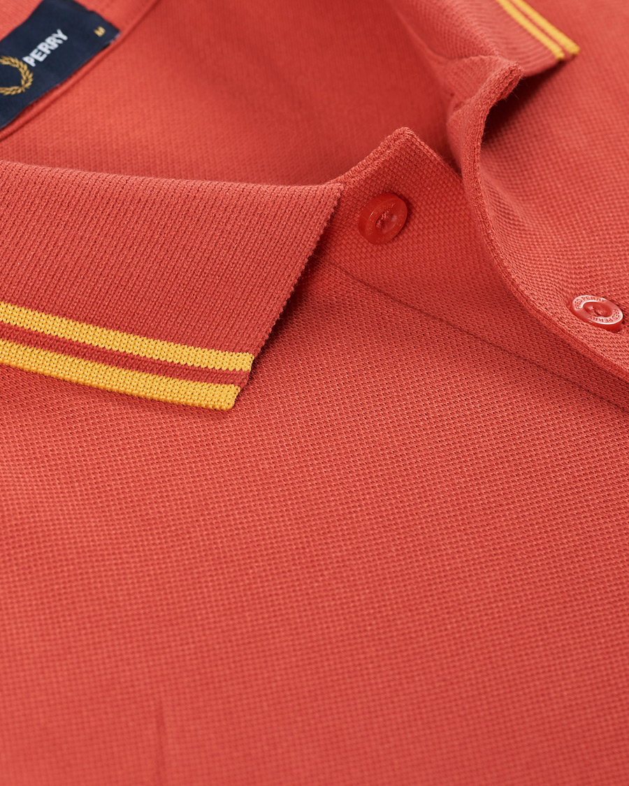 Herren | Poloshirts | Fred Perry | Twin Tip Polo Summer Red