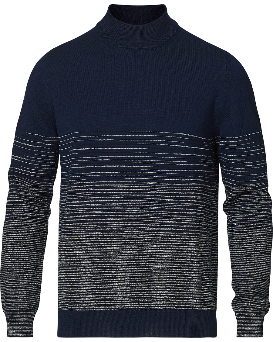 Herren | Pullover | Missoni | Gradient Wool Turtleneck Navy