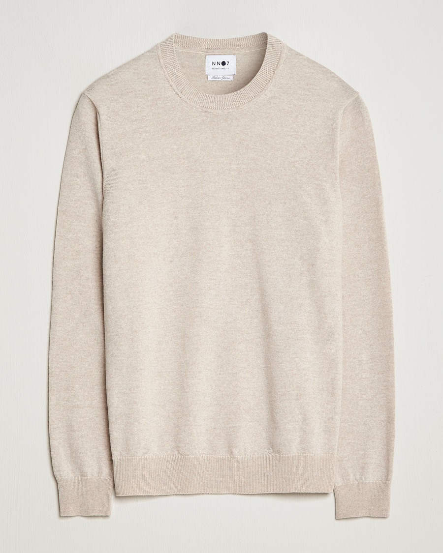 Herren | Pullover | NN07 | Ted Merino Crew Neck Pullover Light Khaki