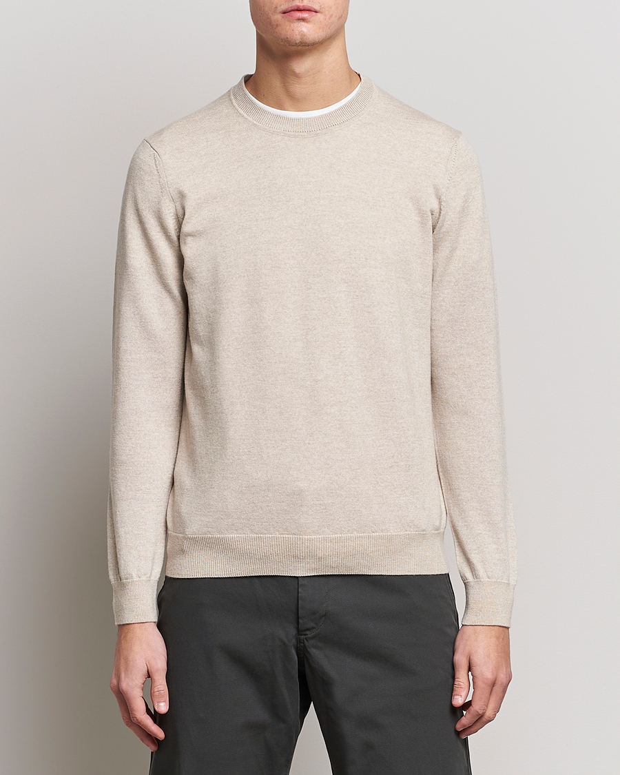 Herren | Pullover | NN07 | Ted Merino Crew Neck Pullover Light Khaki