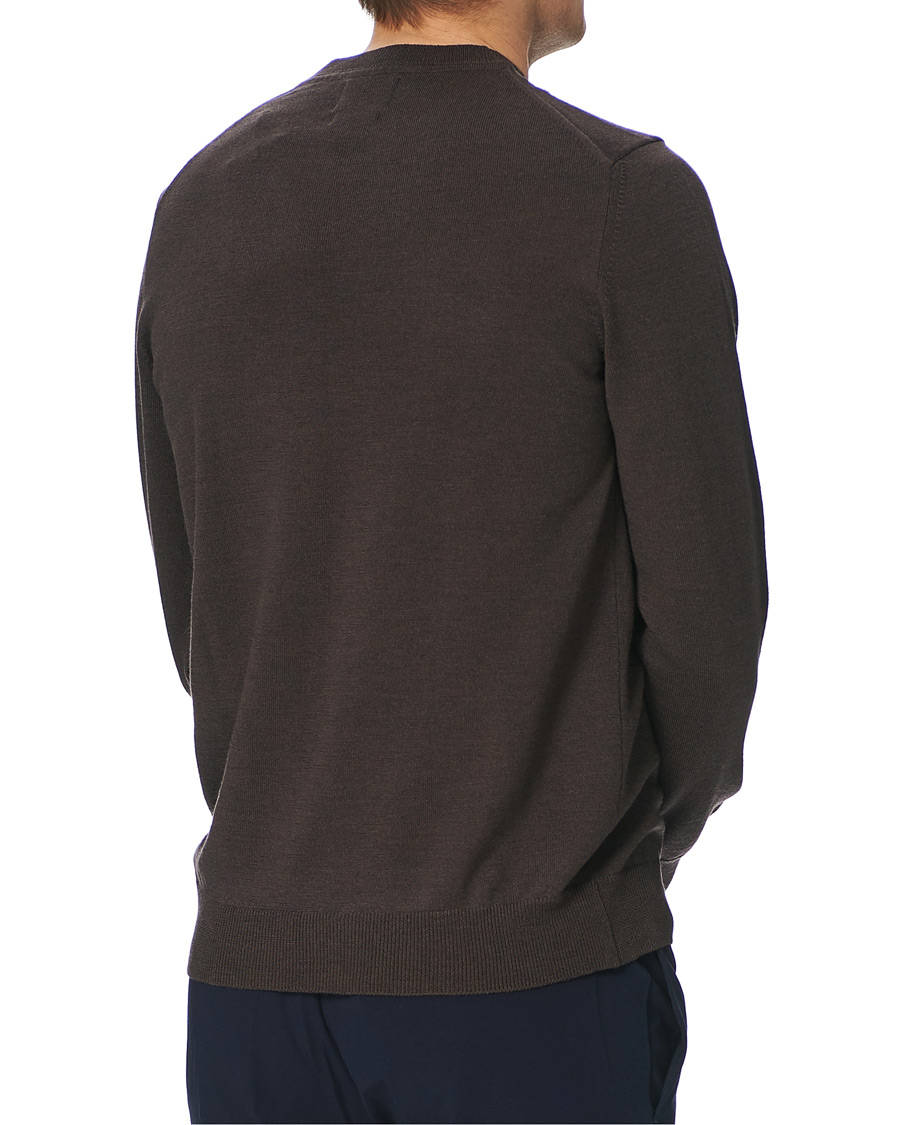 Herren | Pullover | NN07 | Ted Merino Crew Neck Pullover Brown