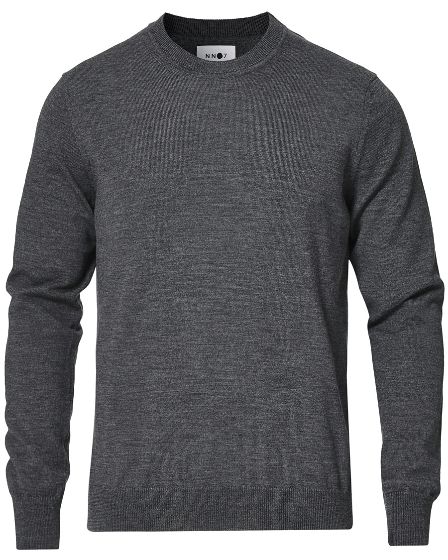 Herren | Pullover | NN07 | Ted Merino Crew Neck Pullover Antracite