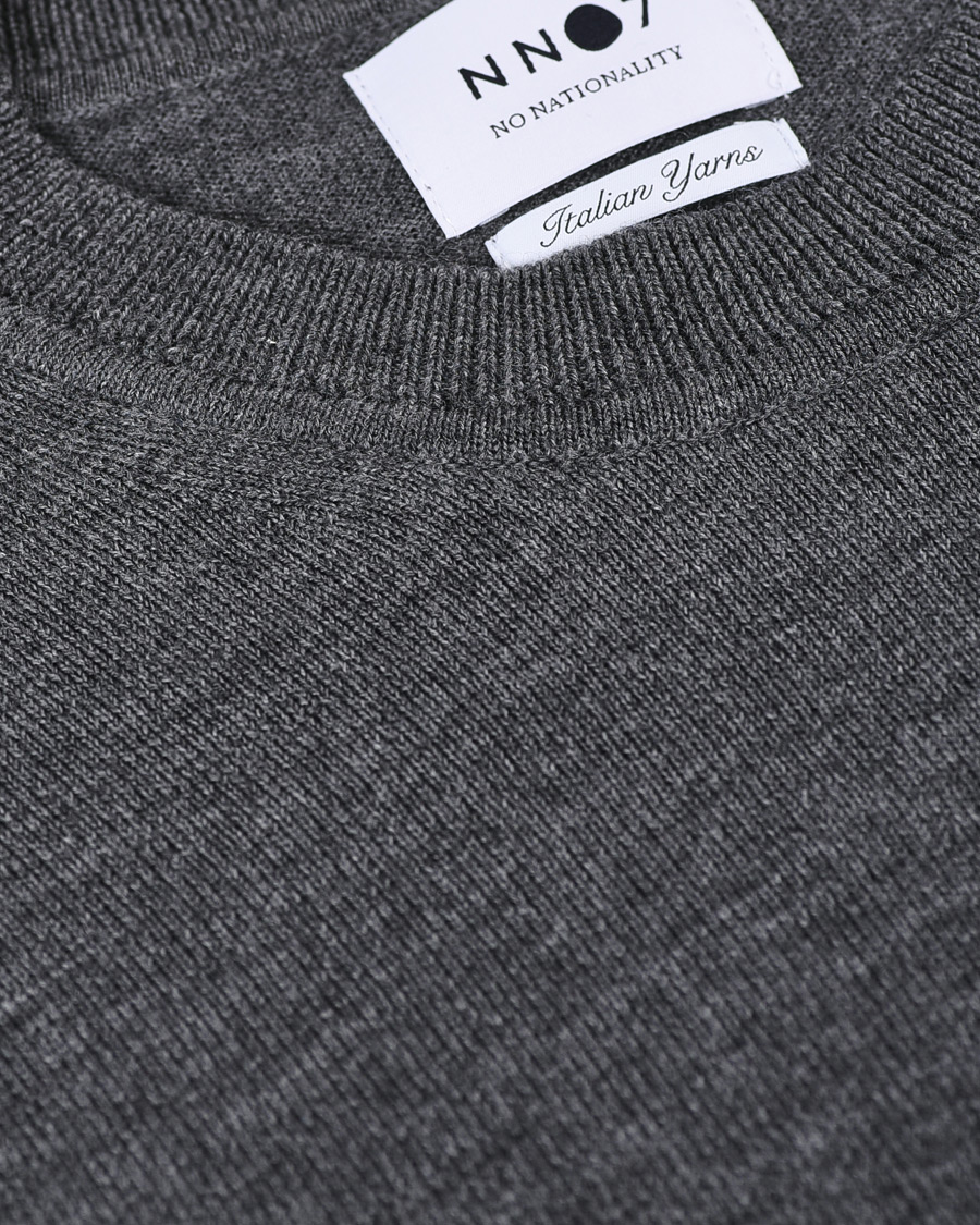 Herren | Pullover | NN07 | Ted Merino Crew Neck Pullover Antracite