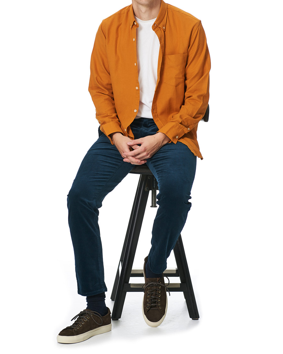 Herren | Hosen | NN07 | Karl Regular Fit Corduroy Trousers Ocean