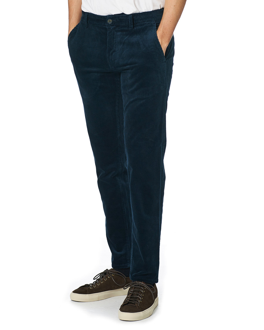 Herren | Hosen | NN07 | Karl Regular Fit Corduroy Trousers Ocean