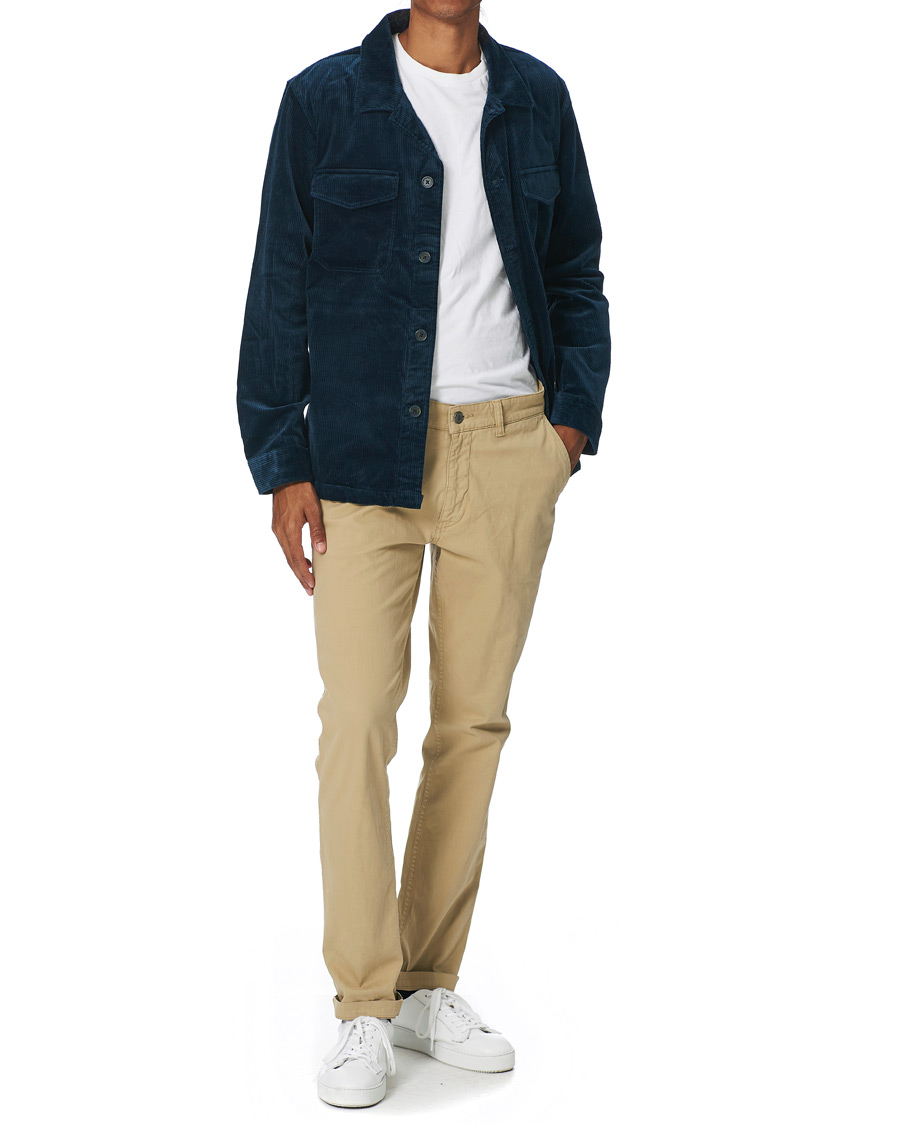 Herren | Hemden | NN07 | Bernard Corduroy Overshirt Ocean