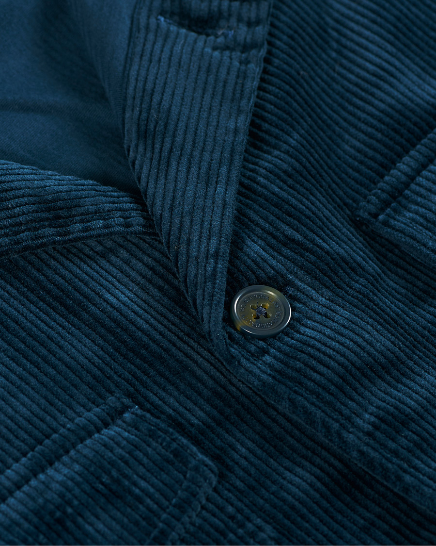 Herren | Hemden | NN07 | Bernard Corduroy Overshirt Ocean