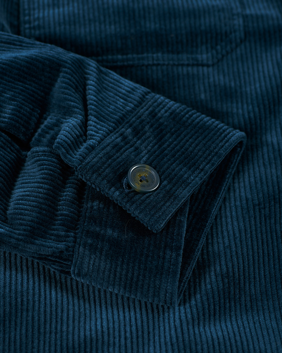 Herren | Hemden | NN07 | Bernard Corduroy Overshirt Ocean