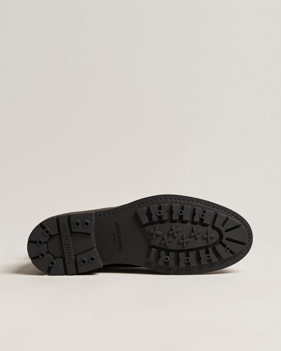 Herren | Heschung Raphia Leather/Suede Boot Moro/Coffee | Heschung | Raphia Leather/Suede Boot Moro/Coffee