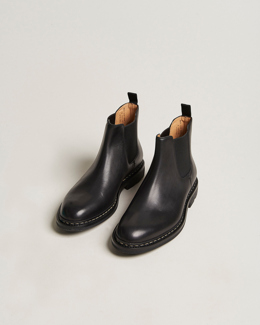 Herren | Schwarze Stiefel | Heschung | Tremble Leather Boot Black Anilcalf