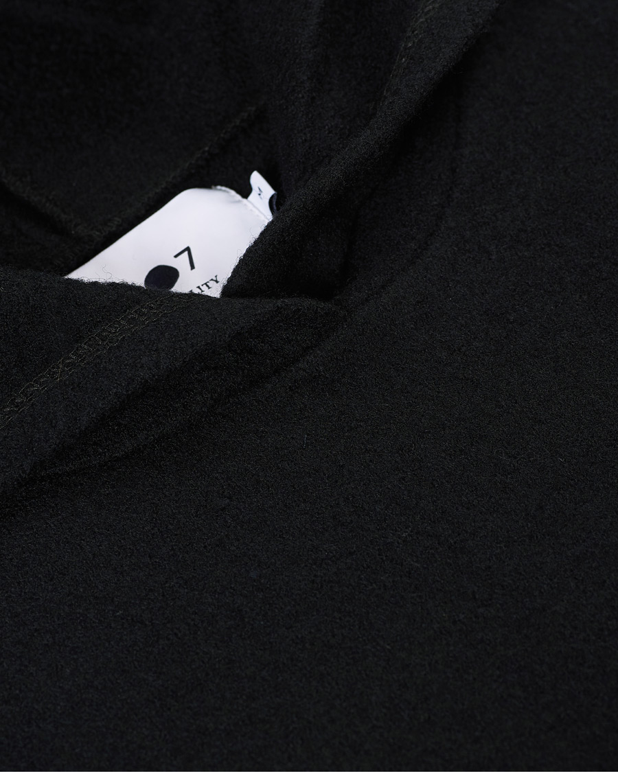 Herren | Pullover | NN07 | Mark Boiled Wool Hoodie Black