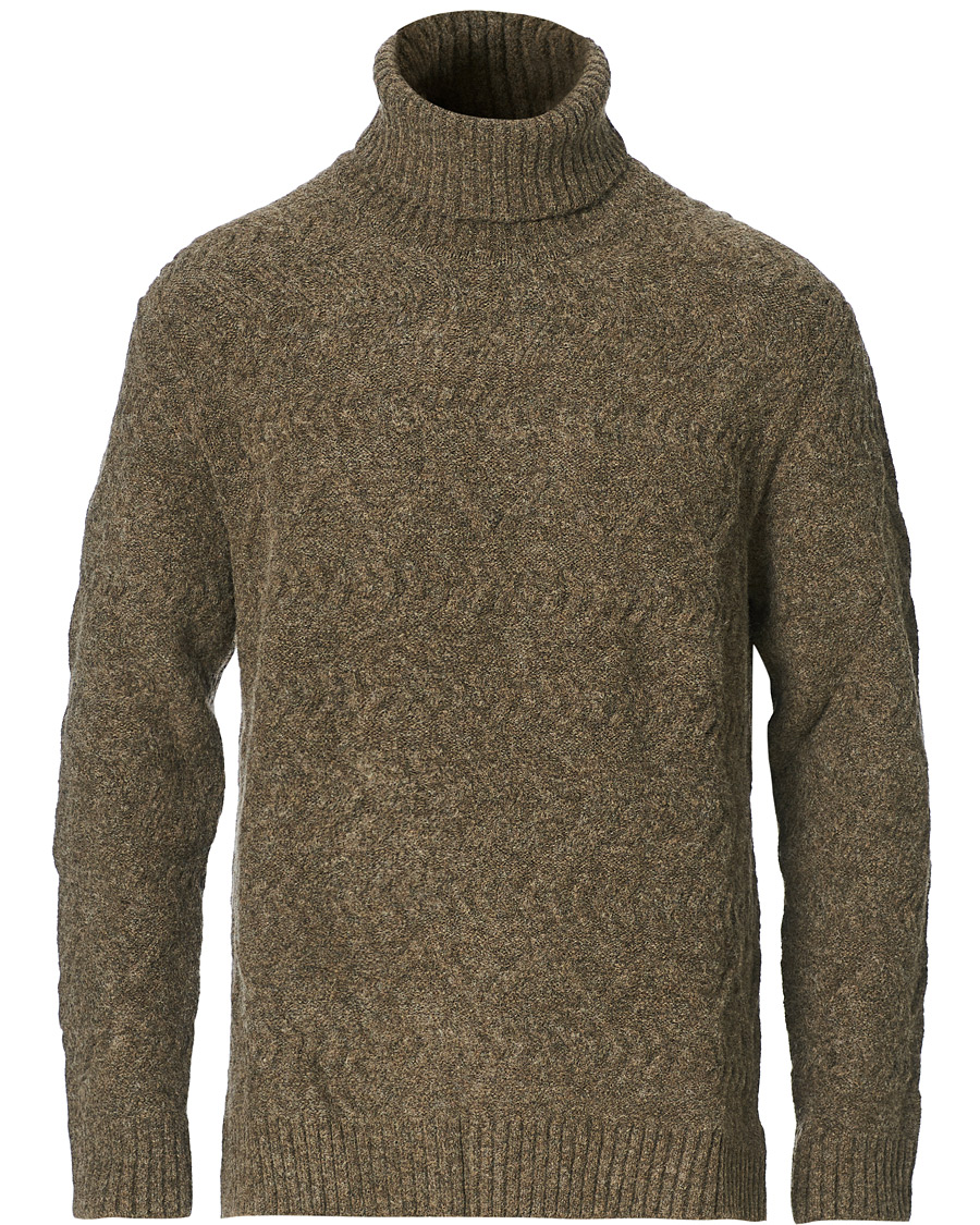 Herren | Pullover | NN07 | Bert Heavy Knitted Rollneck Clay