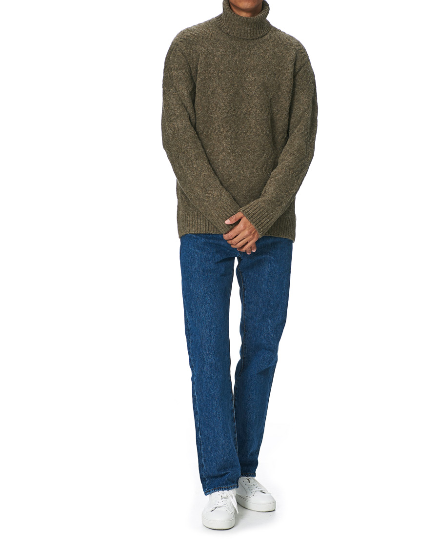 Herren | Pullover | NN07 | Bert Heavy Knitted Rollneck Clay