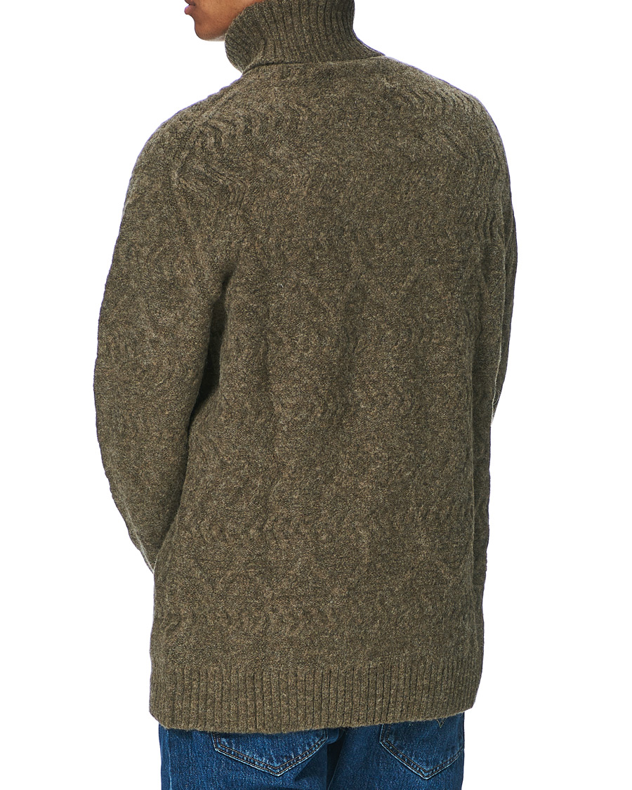 Herren | Pullover | NN07 | Bert Heavy Knitted Rollneck Clay