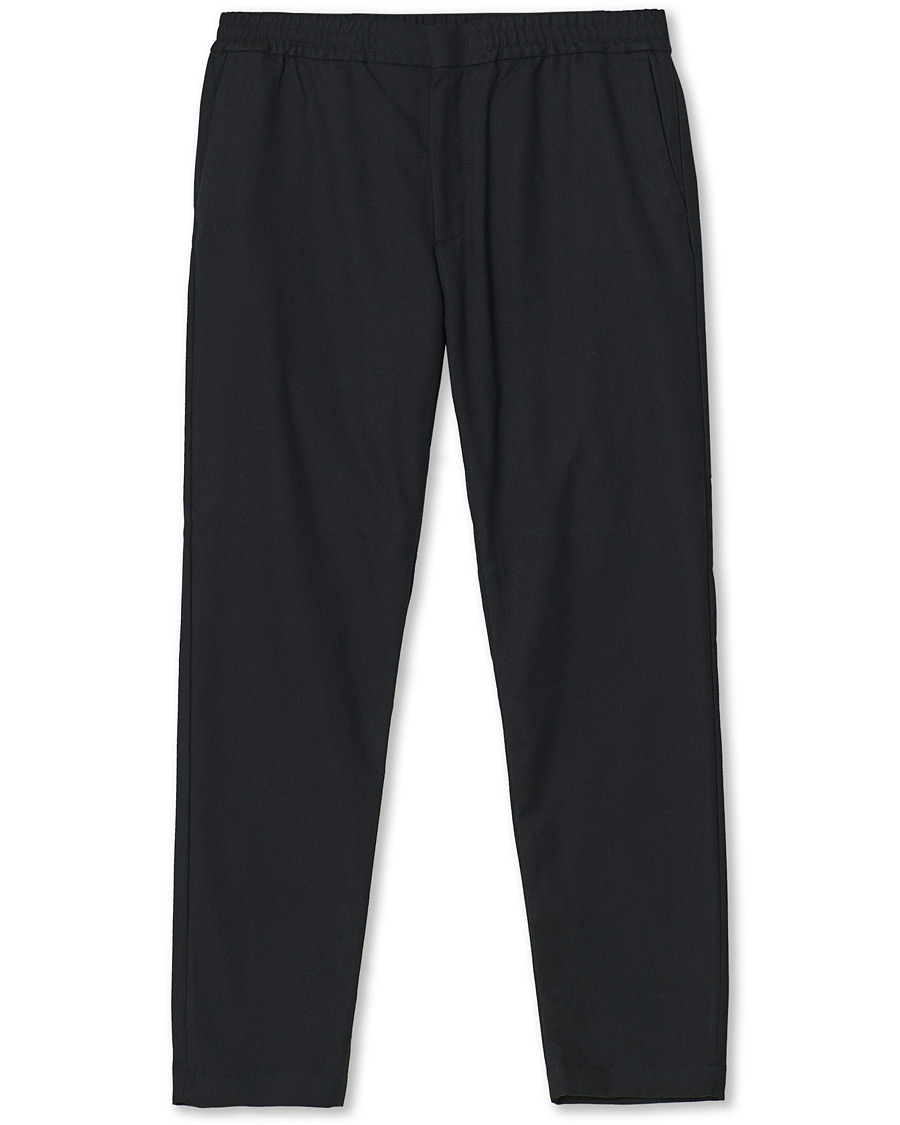 Herren | Hosen | NN07 | Foss Brushed Drawstring Pants Navy Blue