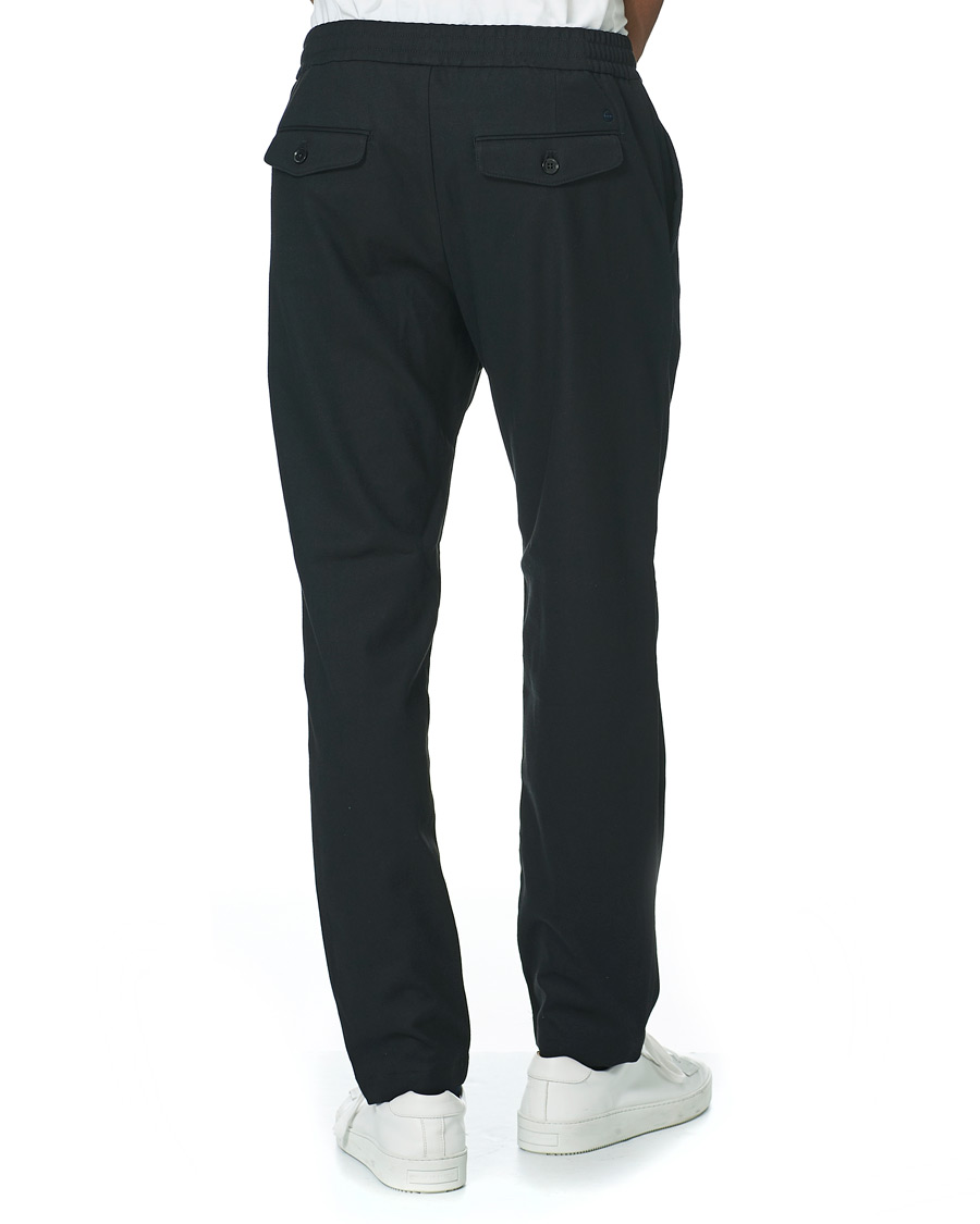 Herren | Hosen | NN07 | Foss Brushed Drawstring Pants Navy Blue