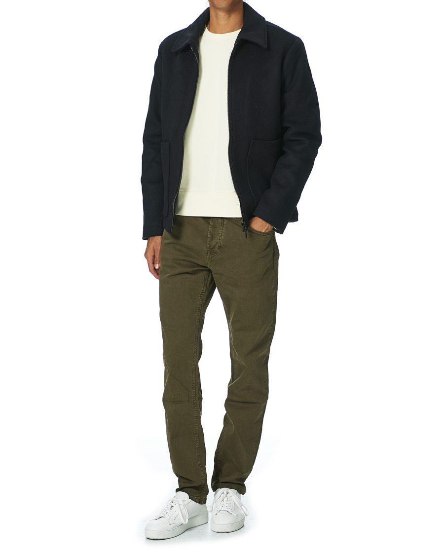 Herren | Jacken | NN07 | Gael Wool Flight Jacket Navy Blue