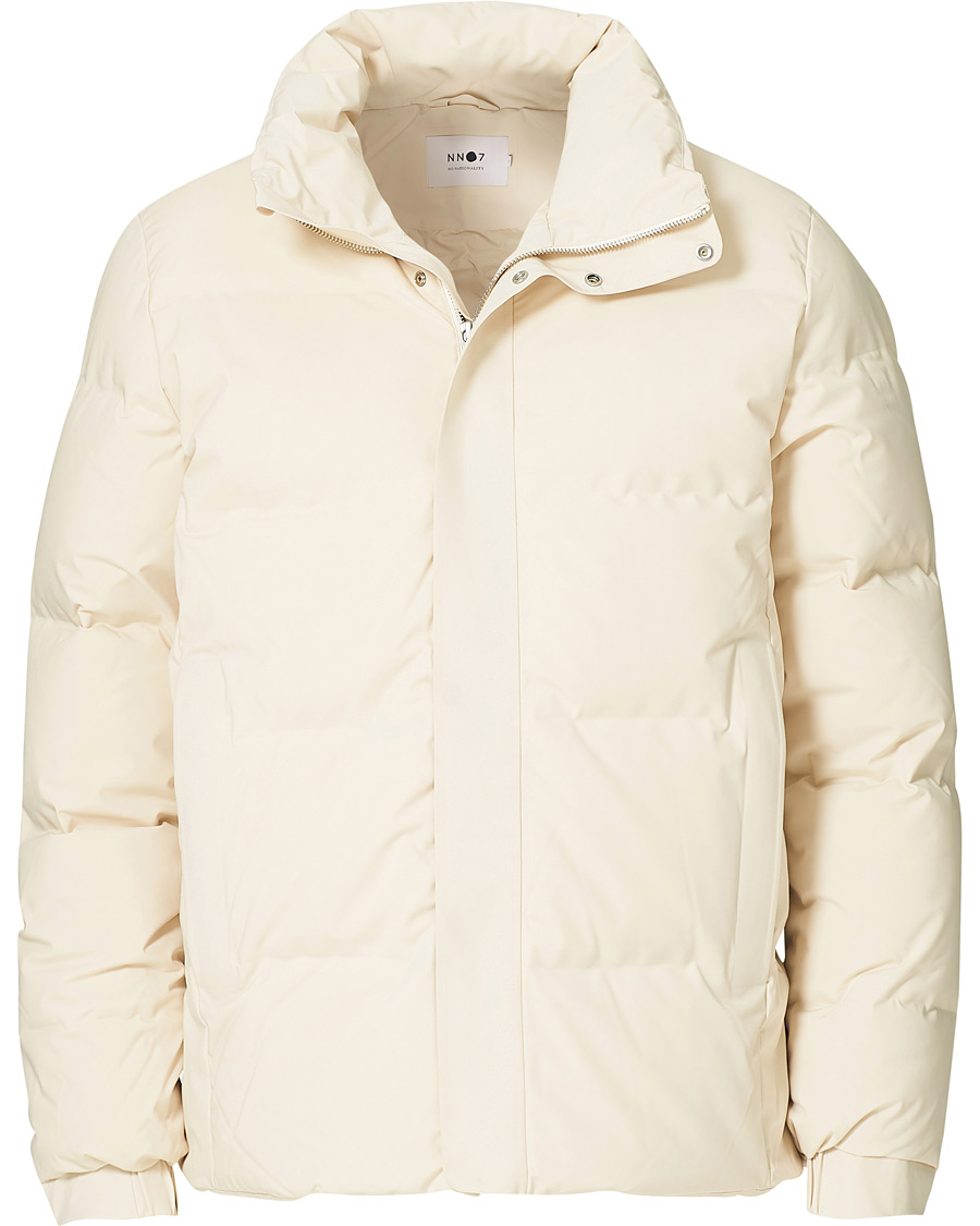 Herren | Jacken | NN07 | Golfie Short Down Puffer Jacket Ecru