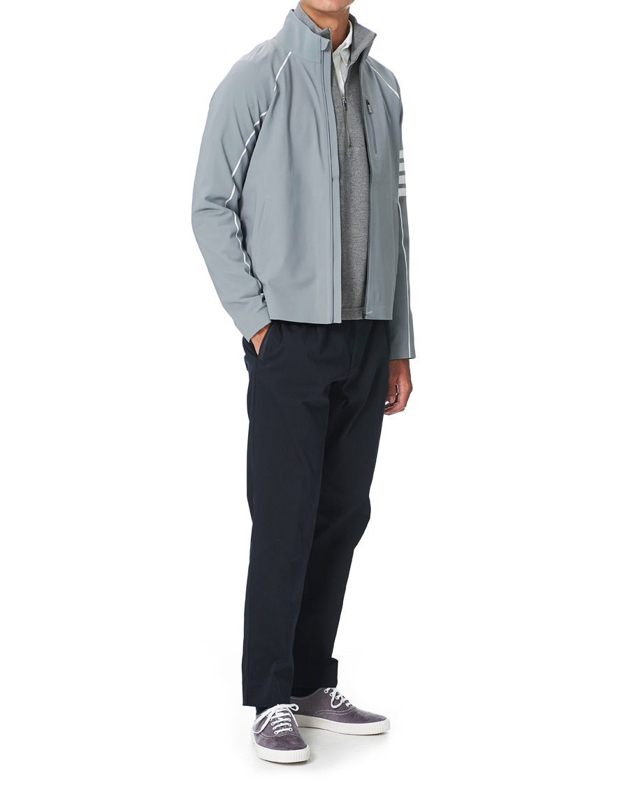 Herren | Jacken | Thom Browne | 4 Bar Tokio Compression Jacket Light Grey