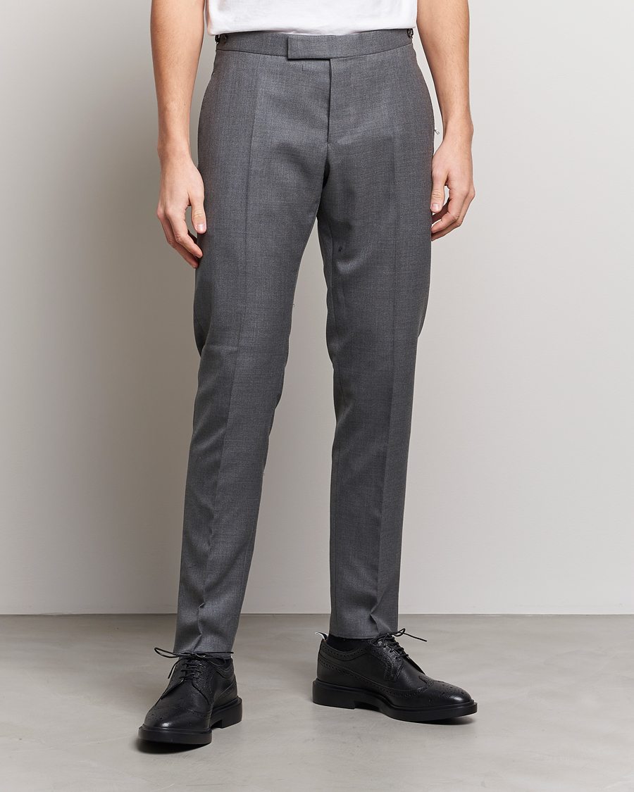 Herren | Thom Browne | Thom Browne | Super 120s Wool Trousers Medium Grey