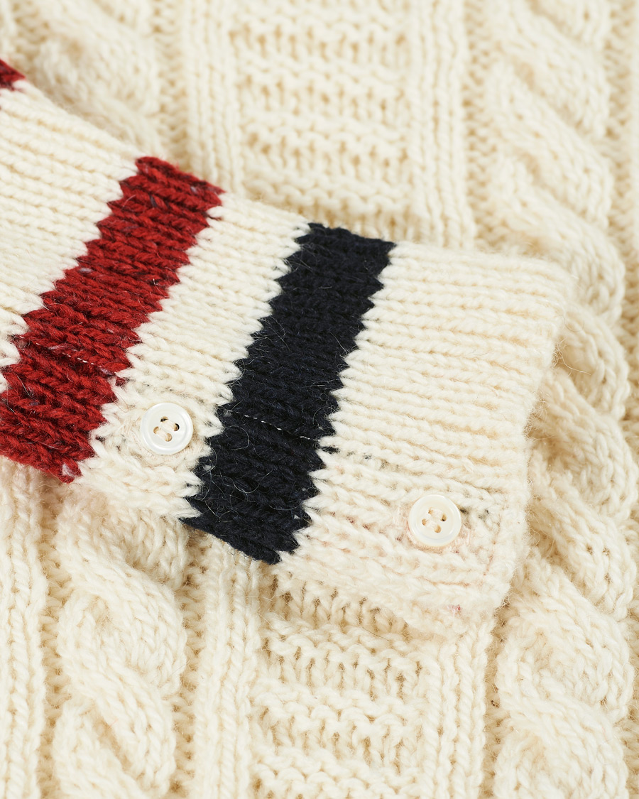 Herren | Pullover | Thom Browne | RWB Striped Pullover Ivory