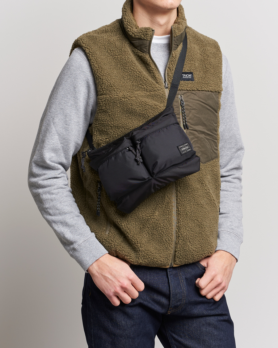Herren |  | Porter-Yoshida & Co. | Force Small Shoulder Bag Black