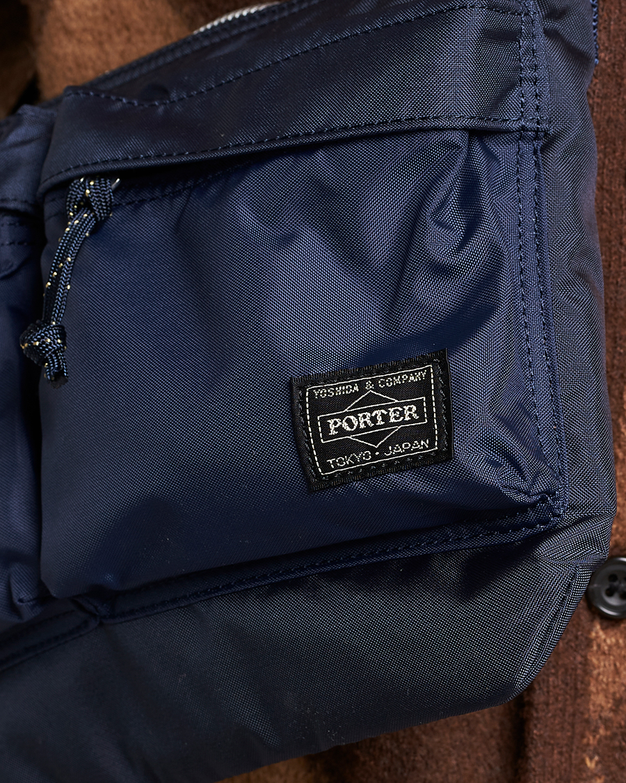 Herren | Taschen | Porter-Yoshida & Co. | Force Small Shoulder Bag Navy Blue