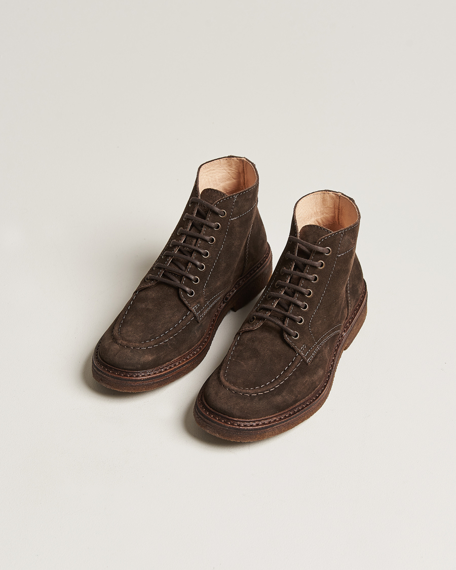 Herr |  | Astorflex | Nuvoflex Lace Up Boot Dark Brown Suede