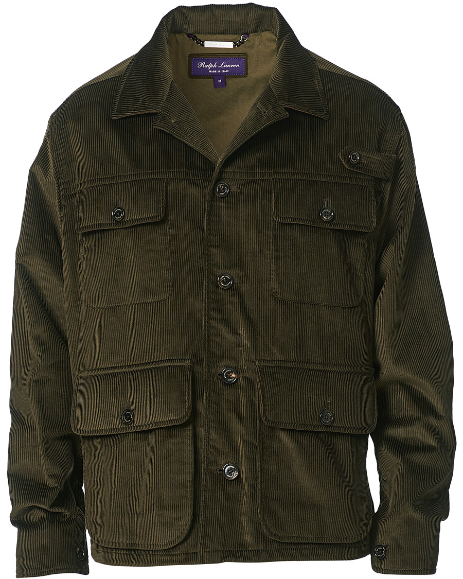 Herren | Jacken | Ralph Lauren Purple Label | Seymour Wale Corduroy Jacket Dark Green