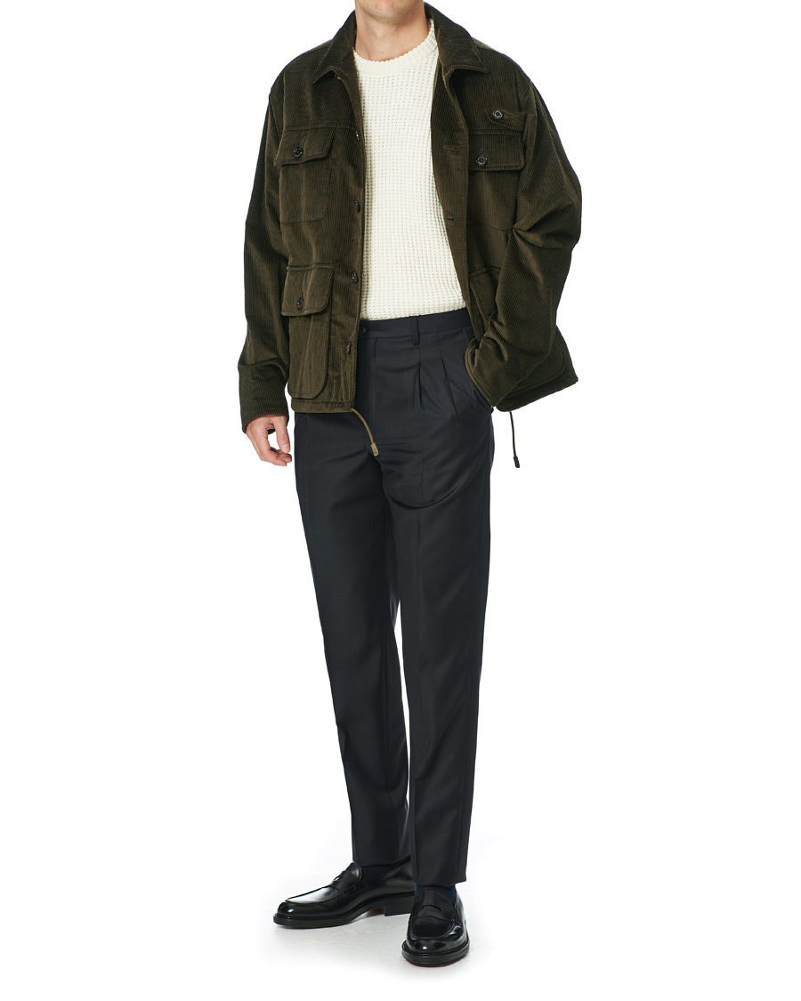 Herren | Jacken | Ralph Lauren Purple Label | Seymour Wale Corduroy Jacket Dark Green